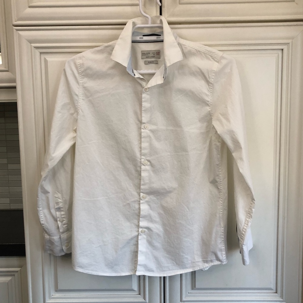 Zara boys long sleeve button shirt